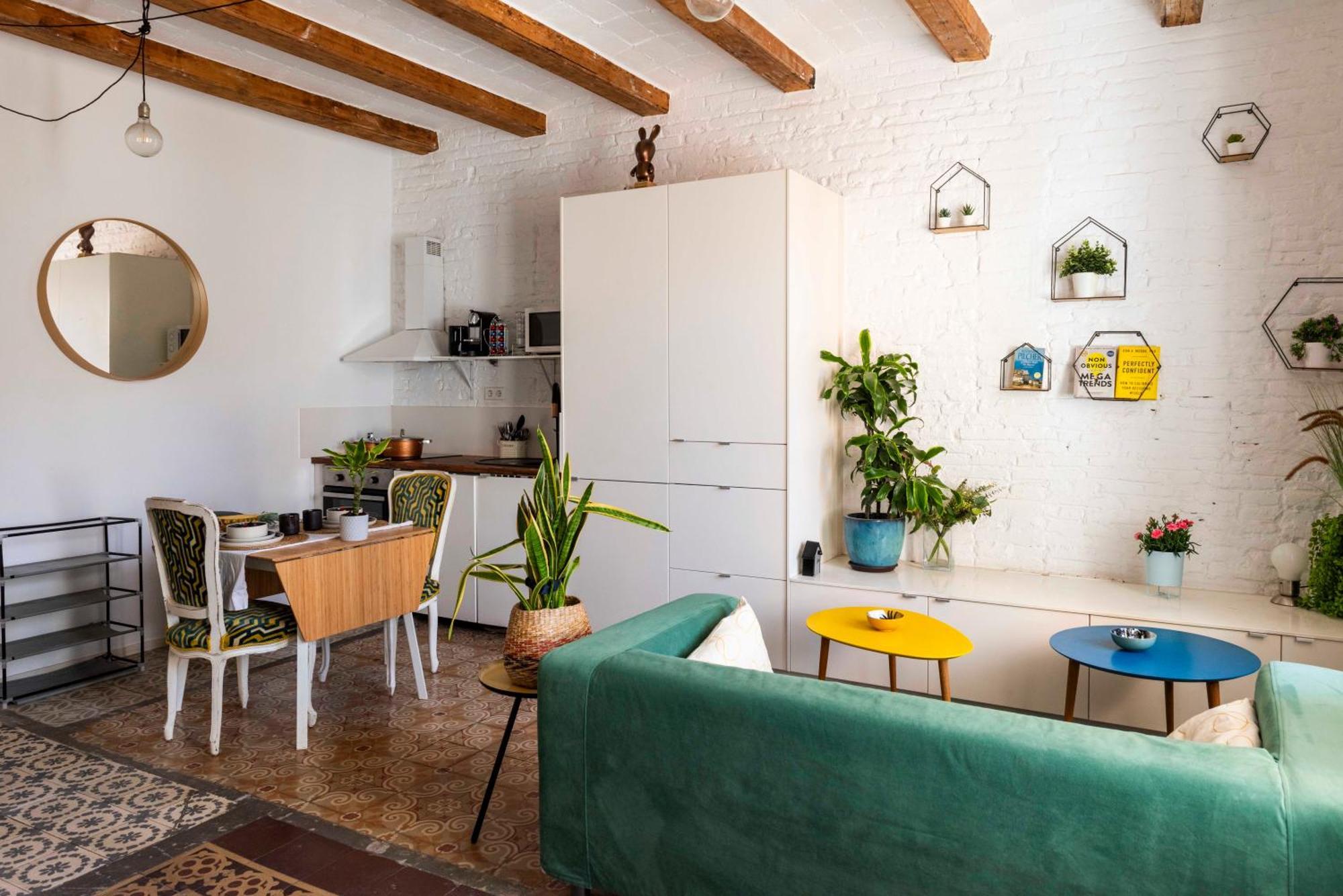 Enchanting 2 Bedroom Flat With Terrace Near Placa Espanya Barcelona Exterior foto